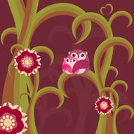 love owls dating in the forest at night