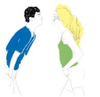 First time kissing