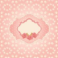 Viintage floral background