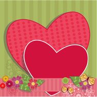 Paper valentine handmade