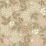 seamless retro floral background N3