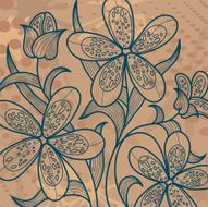 flowers blac