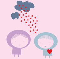 Romantic illustration