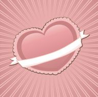 Heart With Ribbon N11