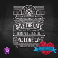 Artistic Save the Date Template Design