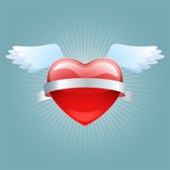 Heart with wings N6