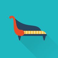 Vector sofa icon N7