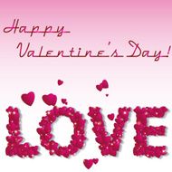 Valentines day Abstract paper hearts Love Valentine background with hearts N124