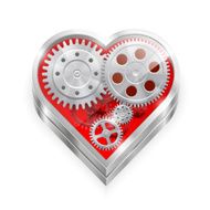 Heart with gears N4