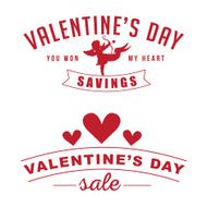 Valentine&rsquo;s sale retro insignia set
