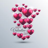Abstract background with a pink valentine hearts N2