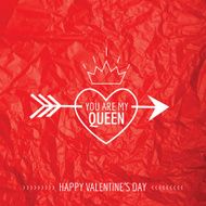 Valentine&#039;s Day Card - with Love Quote N4