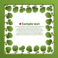 Isolated green trees N3