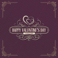 Valentine&#039;s day vintage lettering background N3