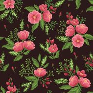 floral seamless pattern N651
