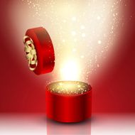 Exploding gift box