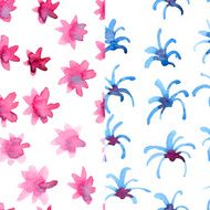 Watercolor floral patterns N2