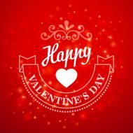 Typography Valentine&#039;s Day cards on bokeh background N9