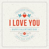Happy valentine&#039;s day greeting card N26