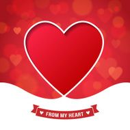 Valentine&#039;s Day and wedding romantic heart background N2