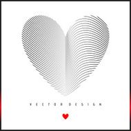 Vector Pattern with Heart on Center N2