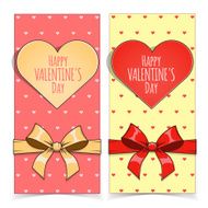 Saint Valentine Day banners N6