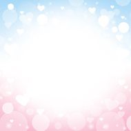 Valentines Pink and Blue Background