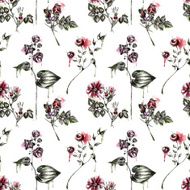 Seamless Floral Pattern N1458