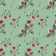 Seamless Floral Pattern N1461