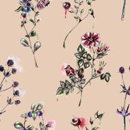Seamless Floral Pattern N1463