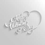 Happy Valentines Day lettering Greeting Card N3
