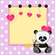 Cupid Panda with frame N2