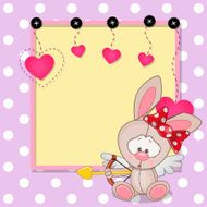 Cupid Rabbit with frame N2