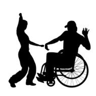Vector silhouettes of couple N44