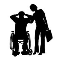 Vector silhouettes of couple N45
