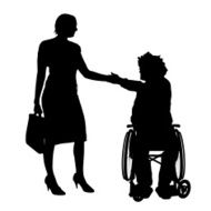 Vector silhouettes of couple N47