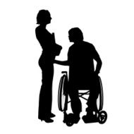 Vector silhouettes of couple N51