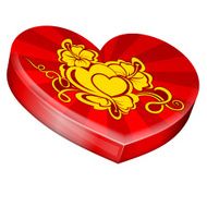 Heart&#039;s shape gift box