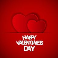 Happy Valentines Day Card Vector Illustration N56