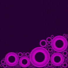 Purple Background with Pink Circles at Bottom N2
