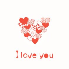 Red Love Hearts N6