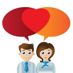 Man and Women are Speaking About Love