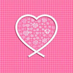 Valentine's Day background Heart Ribbon N2