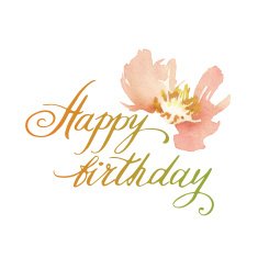 Calligraphy greeting card N49