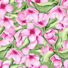 Blossom cherry pattern