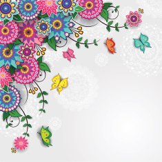 abstract floral background N114