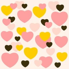 Pink hearts Background N6