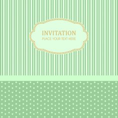 Invitation design template