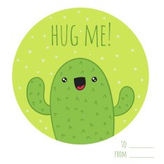 cute cactus card N2