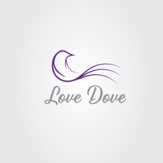 love dove vector design template N2